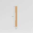 Contemporary Moulding 4-1/2" x 1/2" x 16'