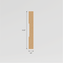 Moulure contemporaine 3-1/2" x 1/2" x 12'.