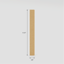 Moulure contemporaine 5-1/2" x 5/8" x 8'.