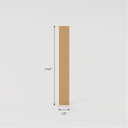 Contemporary Moulding 3-1/2" x 1/2" x 8'