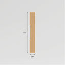 Moulure contemporaine 4-1/2" x 5/8" x 12'