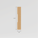 Contemporary Moulding 3-1/2" x 5/8" x 7'