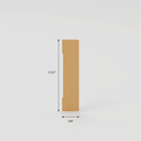 Moulure contemporaine 2-1/2" x 5/8" x 7'.