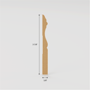 Colonial Baseboard 3-7/8" x 3/8" x 8'
