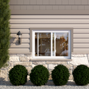 Fenêtre coulissante en PVC C2, 120,7 cm x 90,2 cm