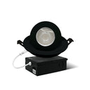 Recessed LED Black Gimbal Light