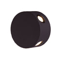 Surface-Mount LED Wall Light Pcs in Black