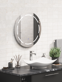 Écho LED Round Mirror
