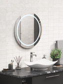 Luna LED Round Mirror