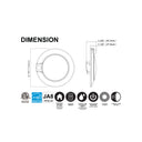 Pre-Select 5 CCT 4" LED Closet Lite with PIR Motion Sensor