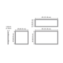 Backlit LED Panel Light 1x4