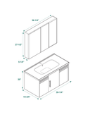 Wismar Vanity Set 40"