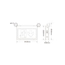 LED Running Man Exit Sign Model 2H6WC